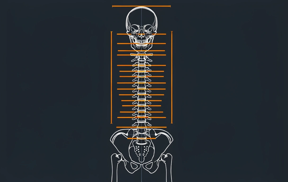 Skeletal alignment map