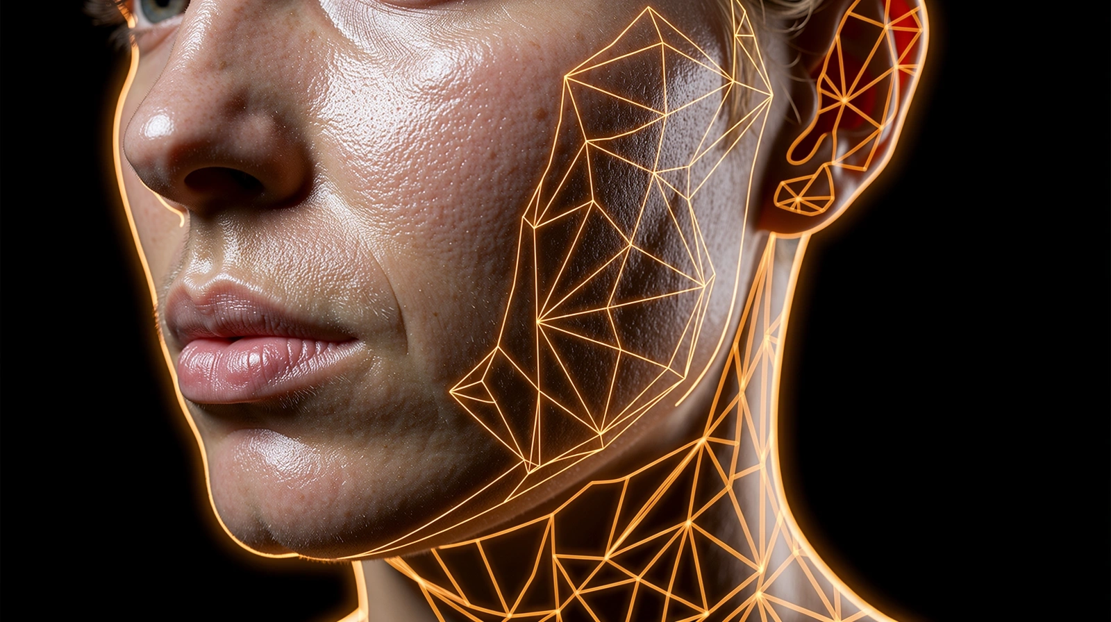 Macrophotography of skin hydration